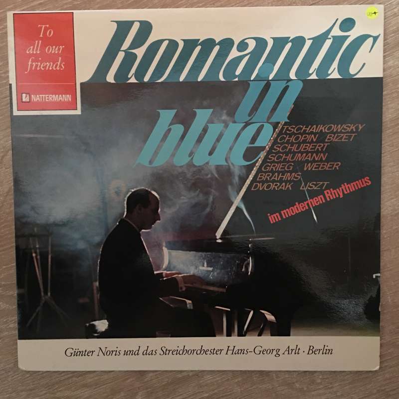 Günter Noris  Romantic In Blue - Vinyl LP Record - Opened  - Very-Good+ Quality (VG+)