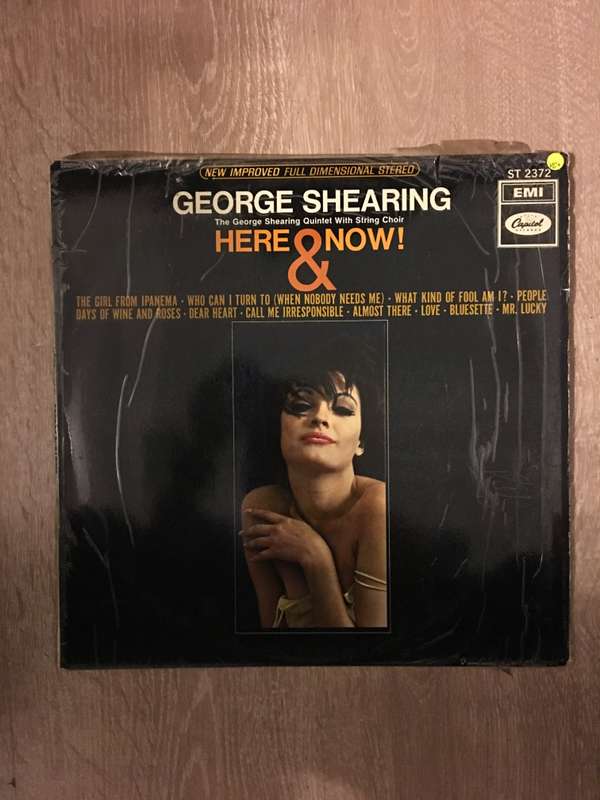 George Shearing Quintet with String Choir- Here & Now - Vinyl LP Record - Opened  - Very-Good+ Qu...