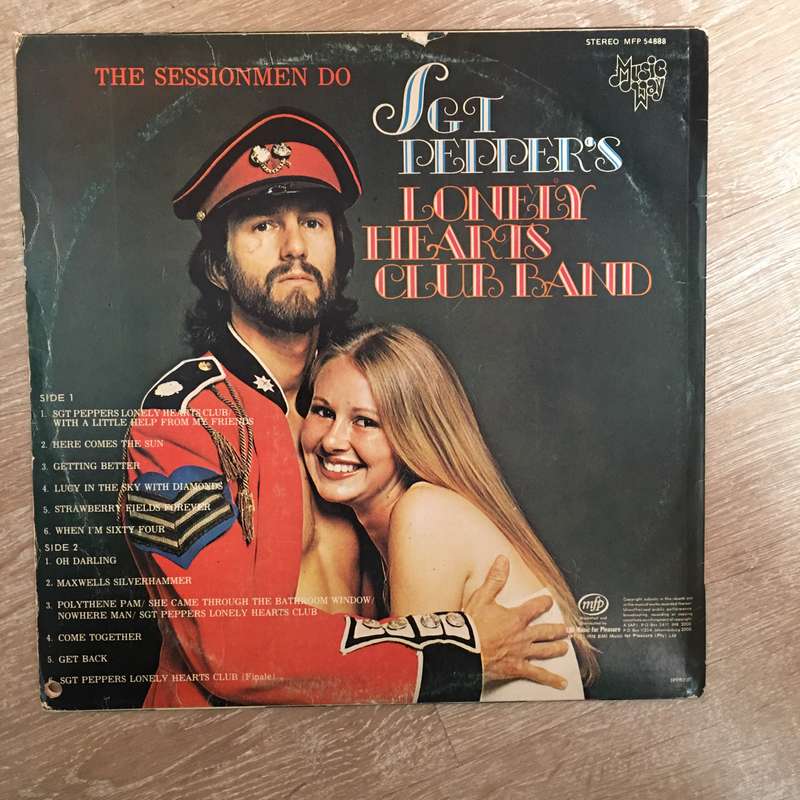 Sessionmen Do Sgt. Pepper's Lonely Hearts Club Band - Vinyl LP Record - Opened  - Very-Good+ Qual...