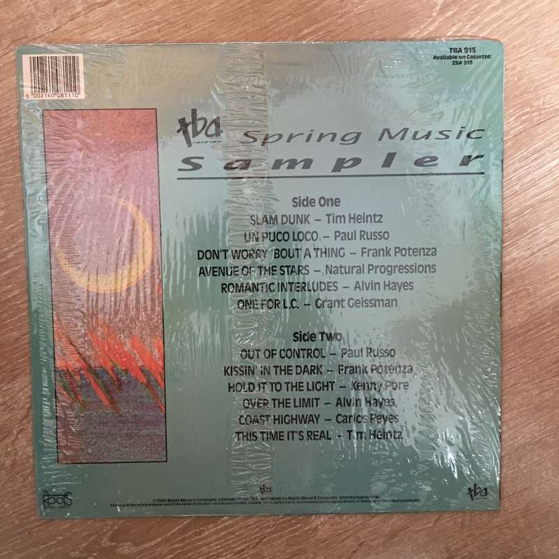 TBA Jazz- Spring Music Sampler - Vinyl LP Record - Opened  - Very-Good+ Quality (VG+)