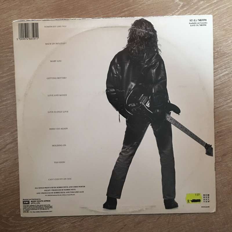 Robbie Nevil  A Place Like This - Vinyl LP Record - Opened  - Very-Good+ Quality (VG+)