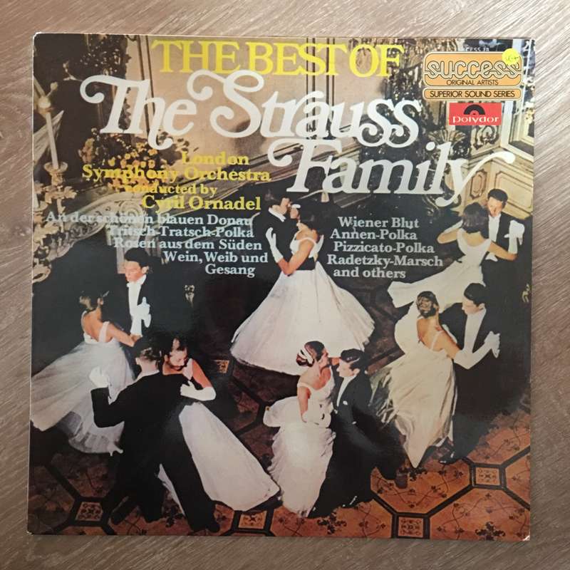 The Best Of The Strauss Family - Vinyl LP Record - Opened  - Very-Good+ Quality (VG+)