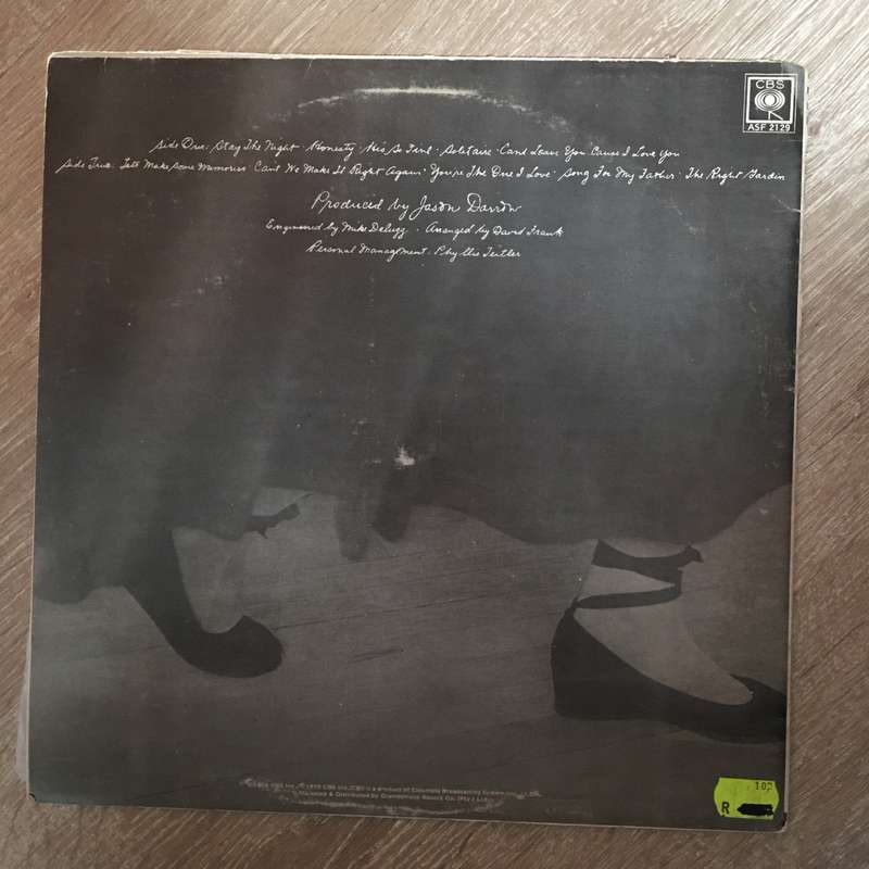Jane Olivor - Stay The Night - Vinyl LP Record - Opened  - Very-Good Quality+ (VG+)
