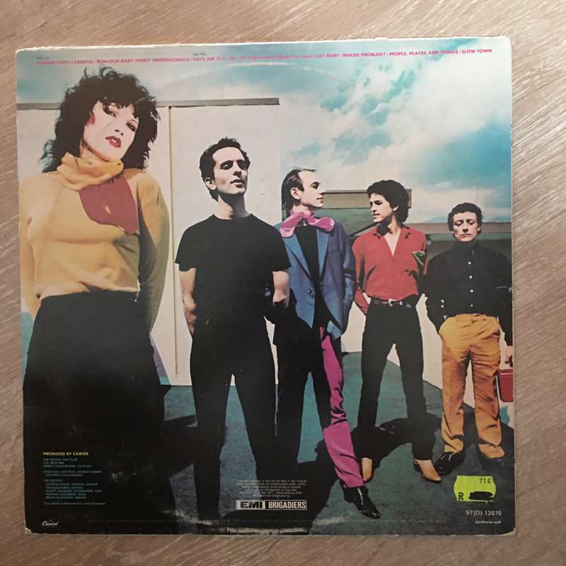 Motels - Careful - Vinyl LP Record - Opened  - Very-Good Quality (VG)
