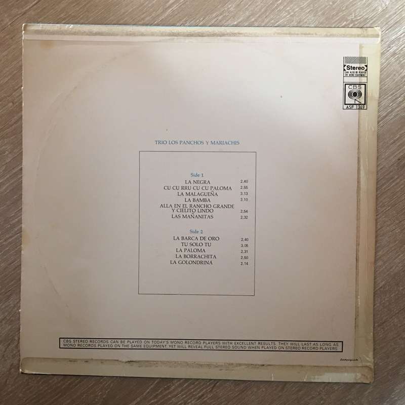 Trios Los Panchos - Vinyl LP Record - Opened  - Very-Good- Quality (VG-)