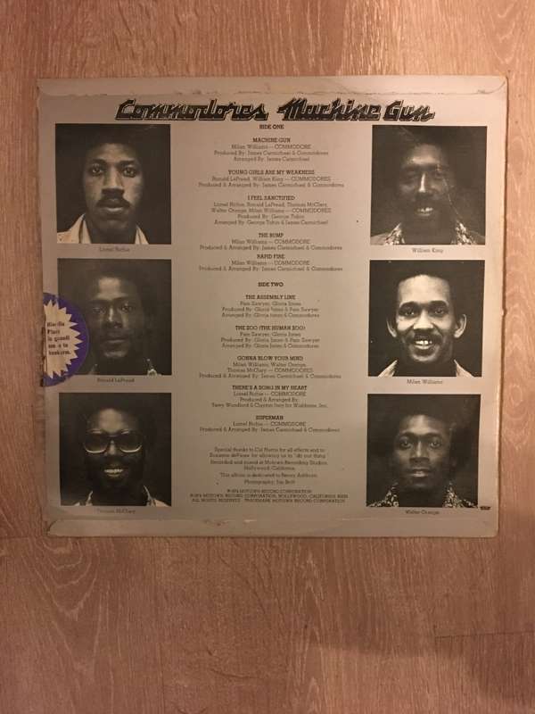 Commodores - Machine Gun - Vinyl LP Record - Opened  - Very-Good+ Quality (VG+)