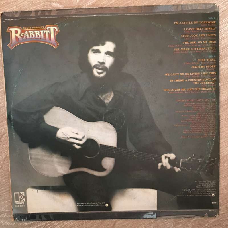 Eddie Rabbitt - Vinyl LP Record - Opened  - Very-Good+ Quality (VG+)