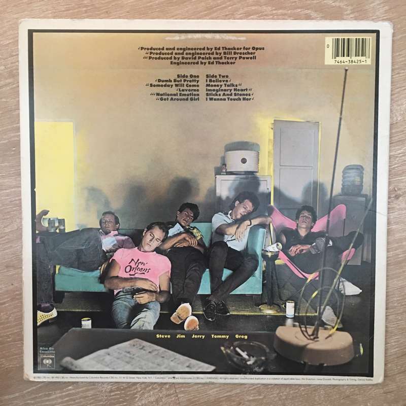 Tommy Tutone  National Emotion -  Vinyl LP Record - Opened  - Very-Good+ Quality (VG+)