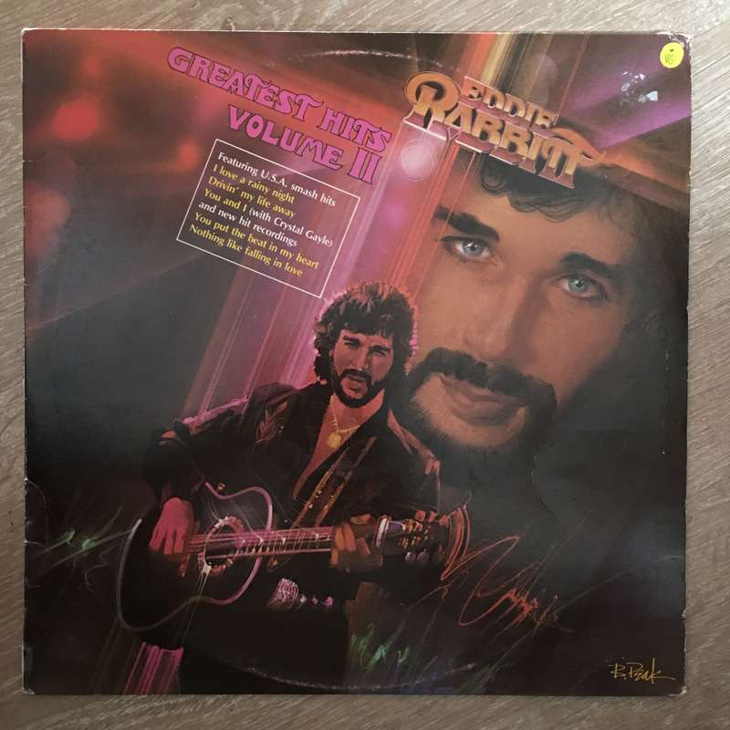 Eddie Rabbit - Greatest Hits - Vol II - Vinyl LP Record - Opened  - Very-Good Quality (VG)