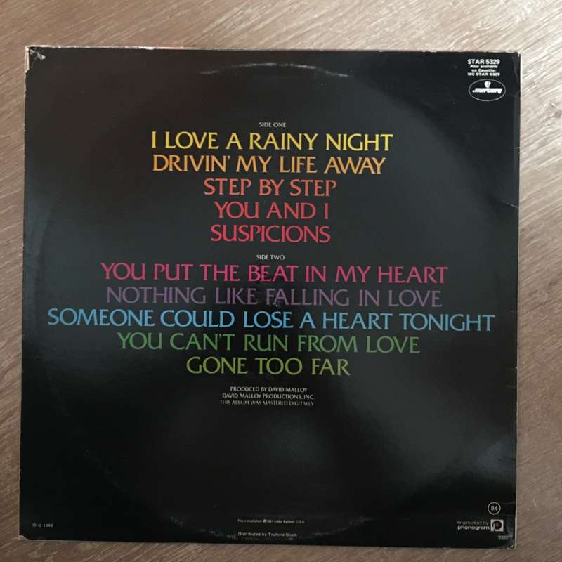 Eddie Rabbit - Greatest Hits - Vol II - Vinyl LP Record - Opened  - Very-Good Quality (VG)