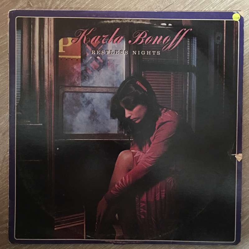 Karla Bonoff  Restless Nights - Vinyl LP Record - Opened  - Very-Good+ Quality (VG+)