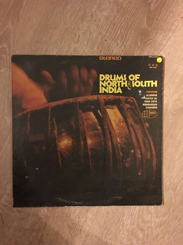 Drums of North & South India - Vinyl LP Record - Opened  - Very-Good Quality (VG)