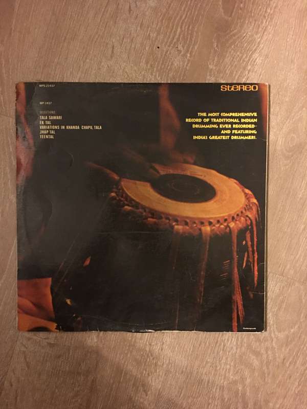 Drums of North & South India - Vinyl LP Record - Opened  - Very-Good Quality (VG)