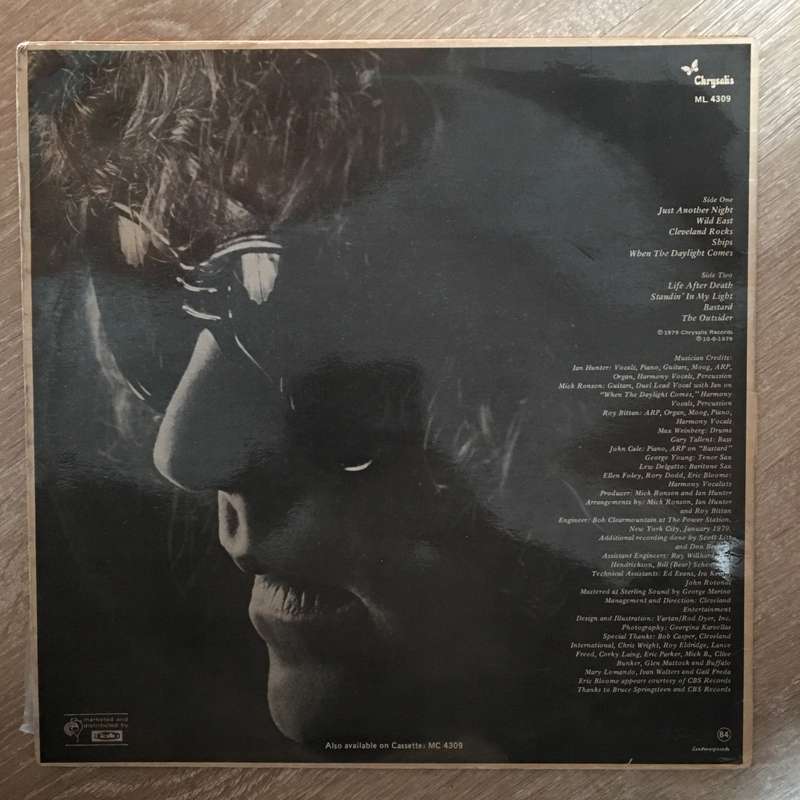 Ian Hunter  You're Never Alone With A Schizophrenic - Vinyl LP Record  (VG+)