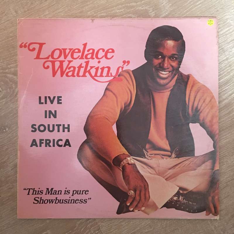 Lovelace Watkins - Live In South Africa - Autographed -  Vinyl LP Record  (VG+)