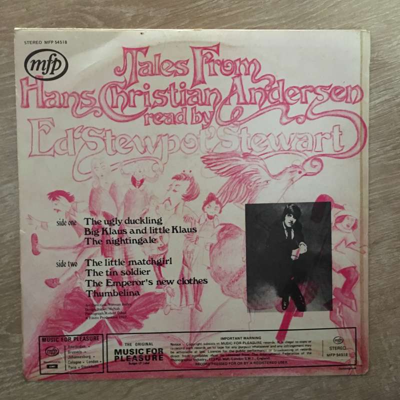 Ed 'Stewpot' Stewart  Tales From Hans Christian Andersen - Vinyl LP Record - Opened  - Very...