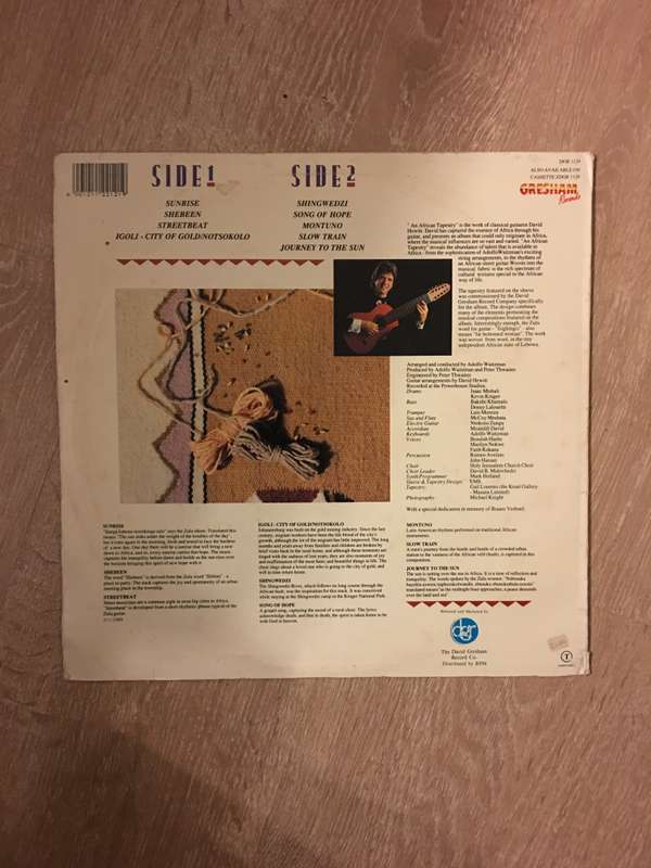 David Hewitt - An African Tapestry - Vinyl LP Record - Opened  - Very-Good+ Quality (VG+)