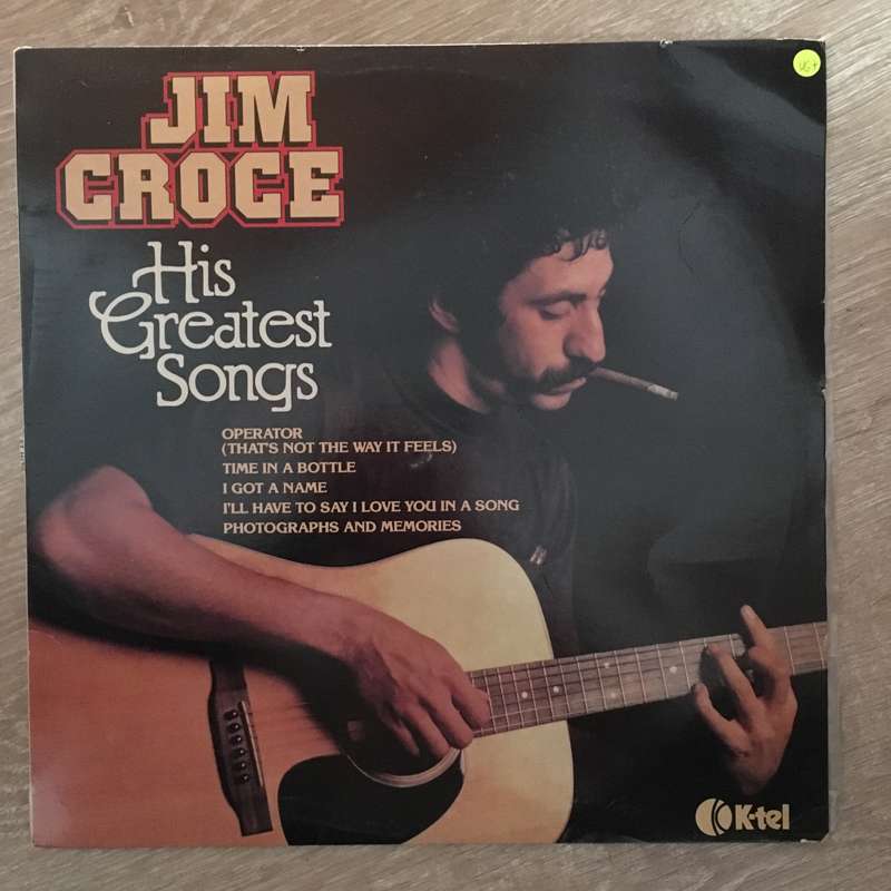 Jim Croce  His Greatest Songs - Vinyl LP Record - Very-Good+ Quality (VG+)