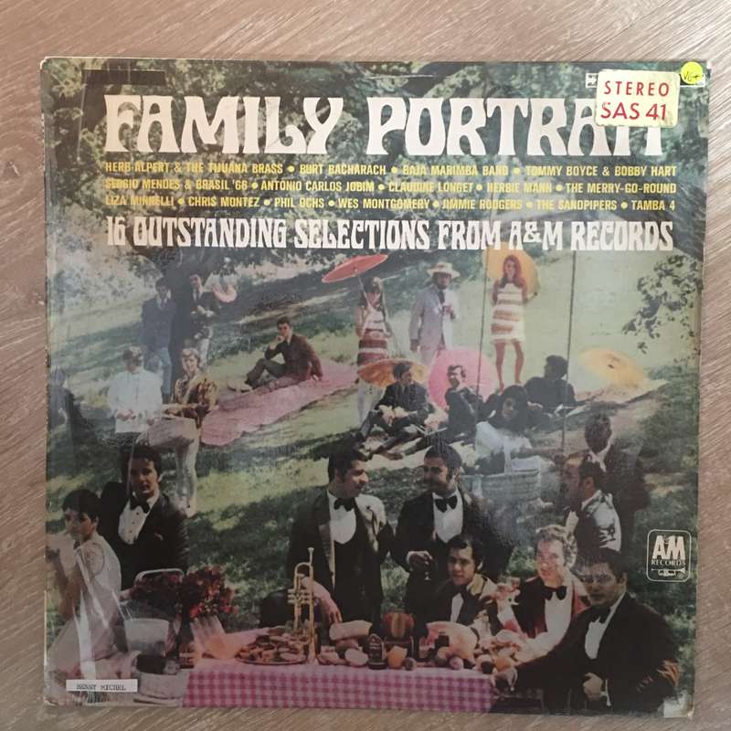Family Portrait - A & M Records - 16 Outstanding Selections - Vinyl LP Record  (VG+)