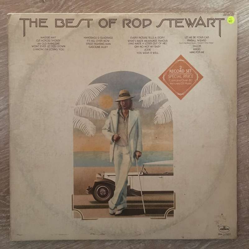 The Best Of Rod Stewart - Vinyl LP Record - Opened  - Very-Good- Quality (VG-)