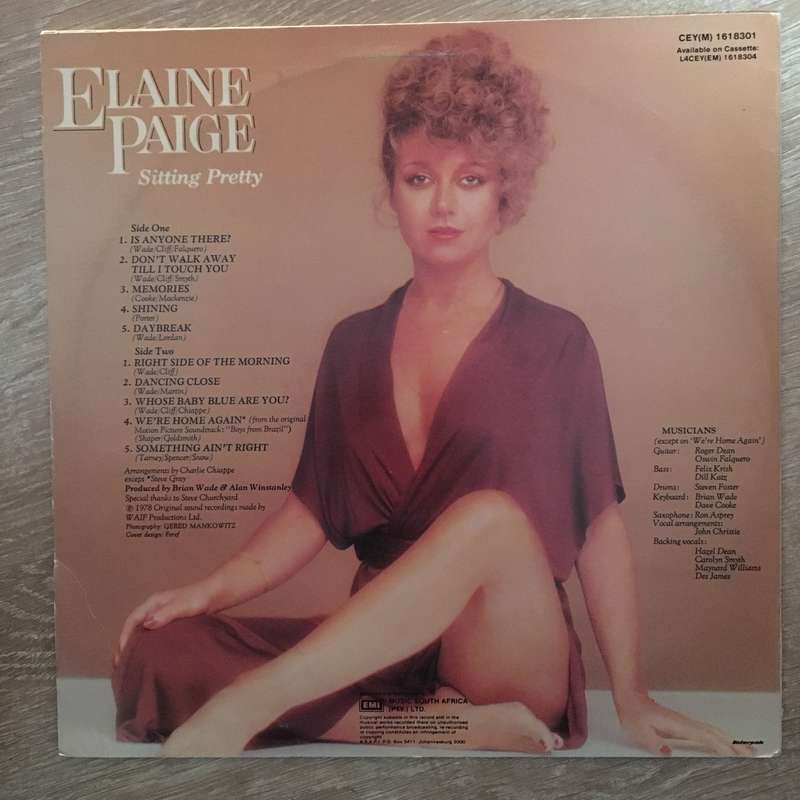 Elaine Paige - Sitting Pretty - Vinyl LP Record - Opened  - Very-Good+ Quality (VG+)