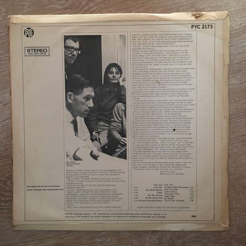 Sandie Shaw  Love Me, Please Love Me  Vinyl LP Record - Opened  - Good+ Quality (G+)