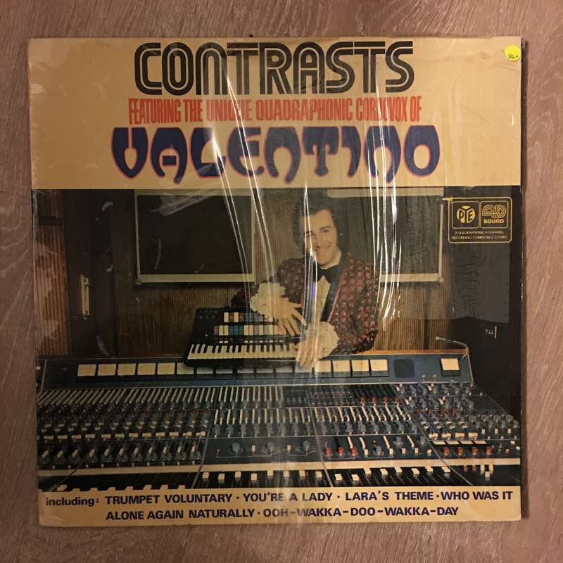 Valentino - Contrasts - Vinyl LP Record - Opened  - Very-Good+ Quality (VG+)
