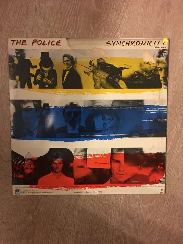 Police - Synchronicity - Vinyl LP Record - Opened  - Very-Good Quality (VG)