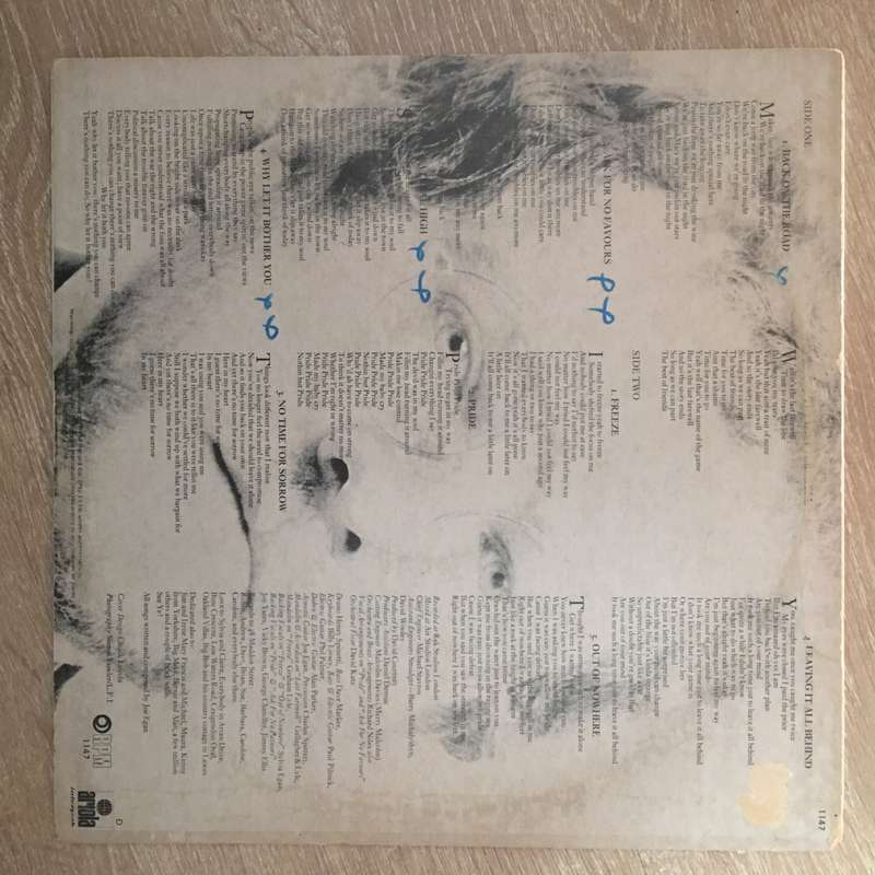 Joe Egan - Out Of Nowhere - Vinyl Record - Opened  - Very-Good+ Quality (VG+)