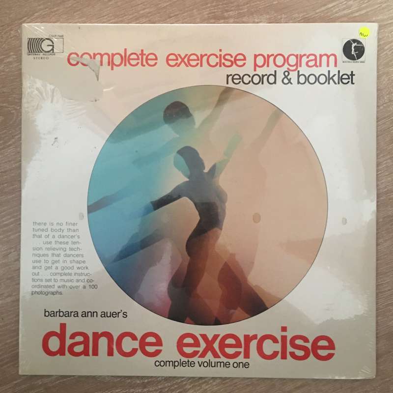 Barbara Ann Auer's - Complete Dance Exercise Program and Booklet  -  Vinyl Record LP - Sealed
