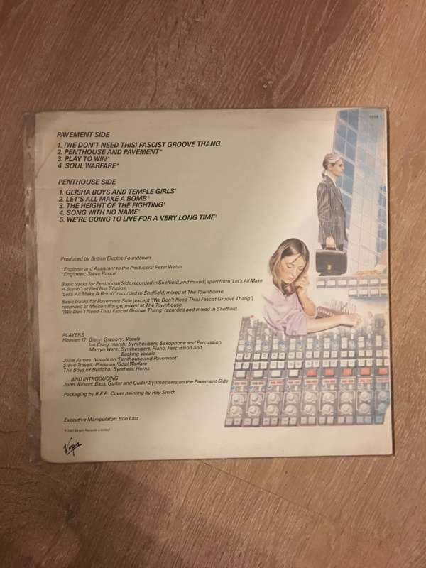Heaven 17 - Penthouse and Pavement - Vinyl LP Record  (VG+)
