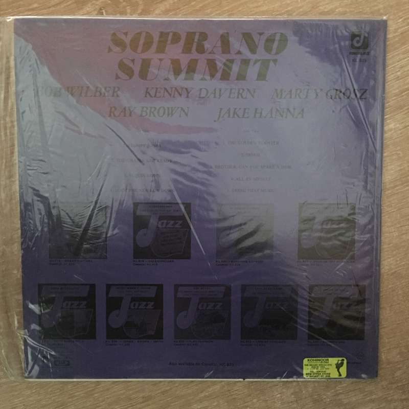 Jazz - Soprano Summit - Vinyl LP Record - Sealed