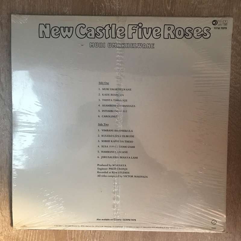 New Castle Five Roses -  Vinyl Record LP - Sealed