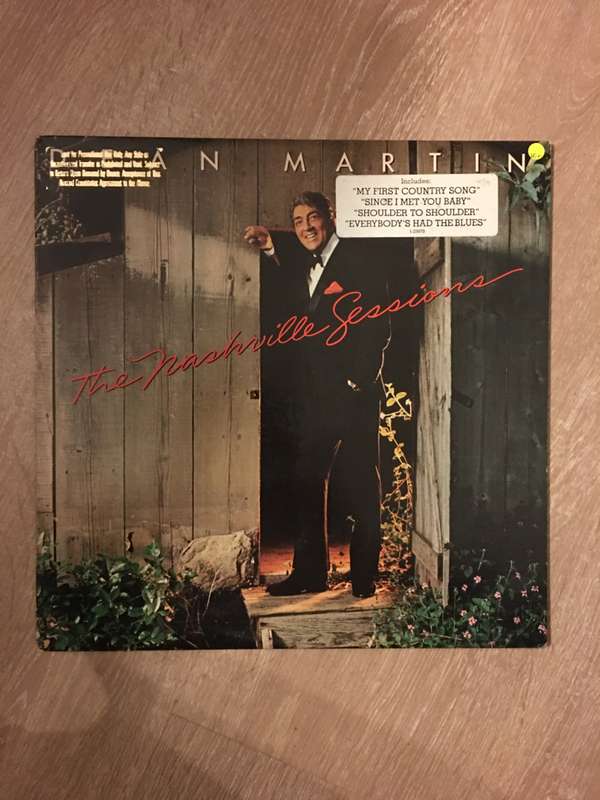 Dean Martin - The Nashville Sessions - Vinyl LP Record - Opened  - Very-Good+ Quality (VG+)