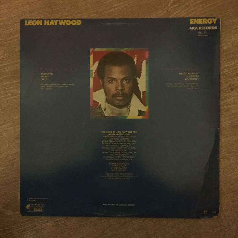 Leon Haywood - Energy - Vinyl LP Record - Opened  - Very-Good+ Quality (VG+)