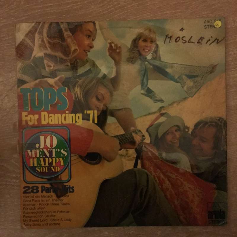 Jo Ment's Happy Sound  Tops For Dancing '71 - Vinyl LP Record - Opened  - Very-Good- Qualit...