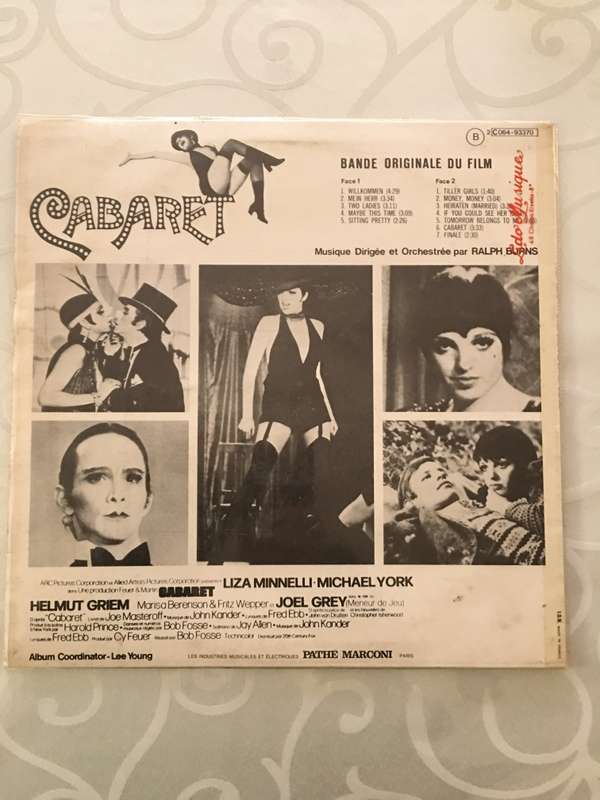 Liza Minnelli - Cabaret - Bande Originale Du Film -  Vinyl LP Record - Opened  - Very-Good Qualit...