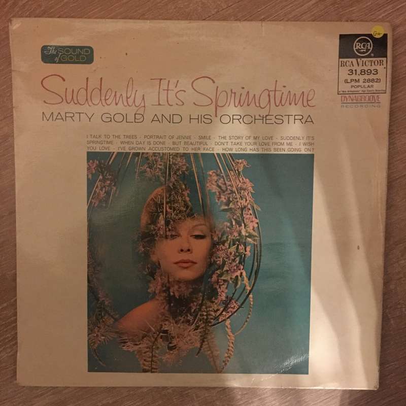 Marty Gold and His Orchestra - Suddenly It's Springtime -  Vinyl Record - Opened  - Good+ Quality...