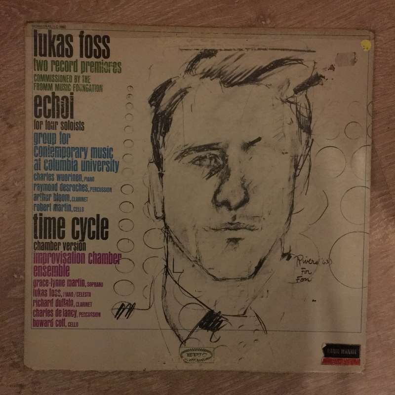 Lukas Foss  Time Cycle   Vinyl LP Record - Opened  - Good+ Quality (G+)