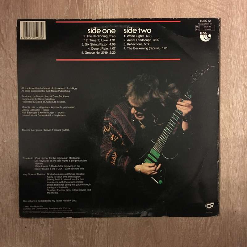 Mauritz Lotz - Six String Razor -  Vinyl LP Record - Sealed