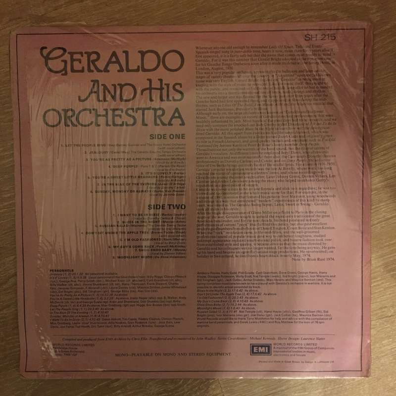 Geraldo and His Orchestra - The Golden Age Of British Dance Bands - Vinyl Record - Opened  - Very...