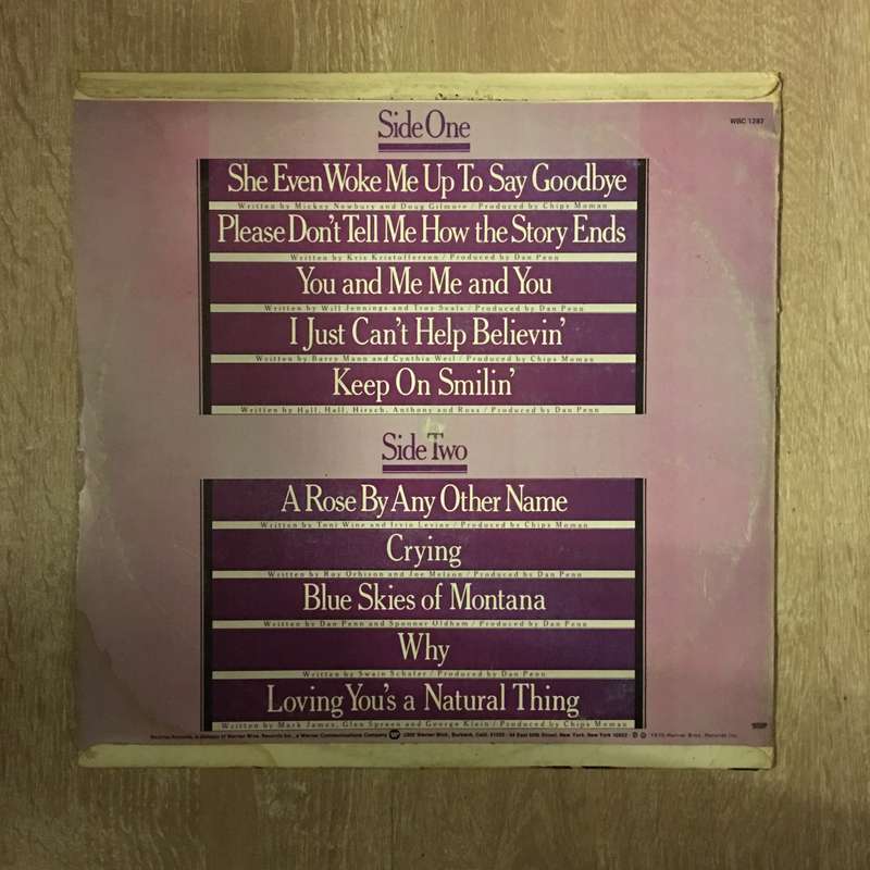Ronnie Milsap - Vinyl LP Record - Opened  - Very-Good+ Quality (VG+) - Vinyl