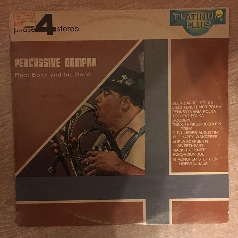Rudi Bohm and his Band - Percussive Oompah - Vinyl LP - Opened  - Very-Good Quality (VG)