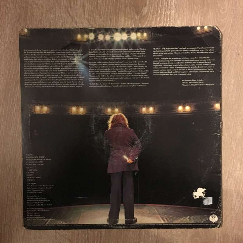 Kevin Coyne - In Living Black & White - Vinyl LP Record - Opened  - Very-Good+ Quality (VG+) - Vinyl