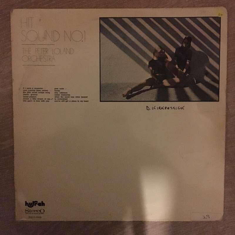 The Peter Loland Orchestra  Hit Sound No. 1 - Vinyl LP Record - Opened  - Very-Good- Qualit...