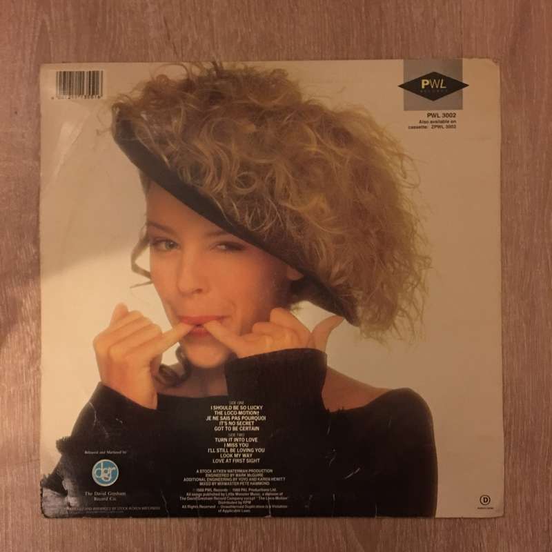 Kylie Minogue  Kylie -  Vinyl LP Record - Opened  - Very-Good Quality (VG)