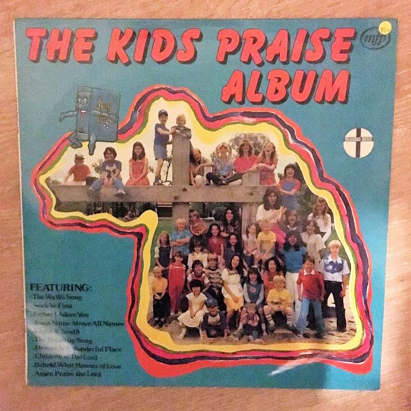 The Kids Praise Album - Vinyl LP Record - Opened  - Very-Good+ Quality (VG+)