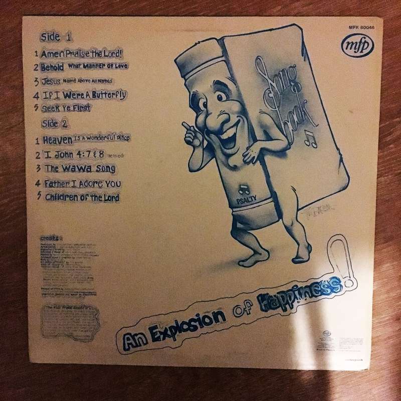 The Kids Praise Album - Vinyl LP Record - Opened  - Very-Good+ Quality (VG+)