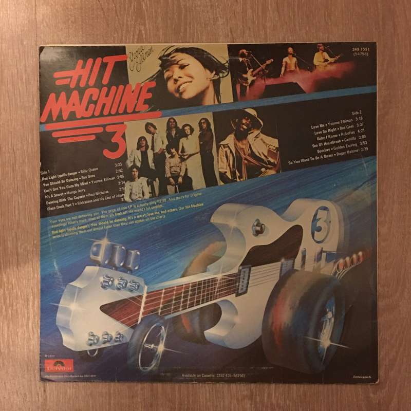 Hit Machine 3 - 12 Original Singles - Vinyl LP Record - Opened  - Very-Good- Quality (VG-)