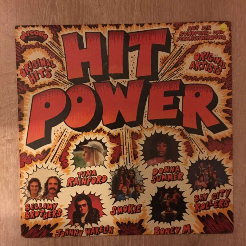 Hit Power - Vinyl LP Record - Opened  - Very-Good+ Quality (VG+) - Vinyl